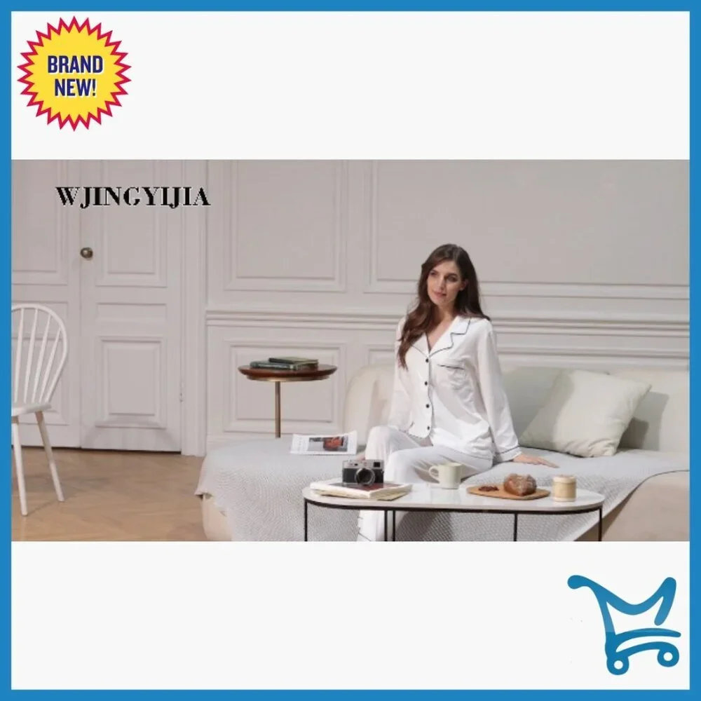 3-Piece Knit Pajama Set with Cami Top, Long Sleeve & Pants, Relaxed Fit